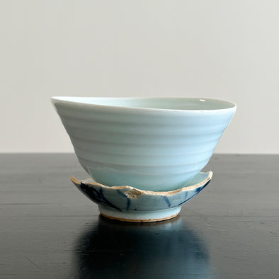 Porcelain Chawan and Saucer "REBORN" C