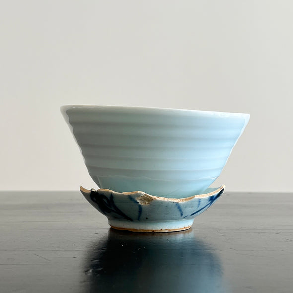 Porcelain Chawan and Saucer "REBORN" C