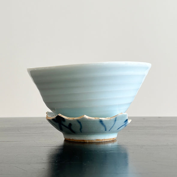 Porcelain Chawan and Saucer "REBORN" C