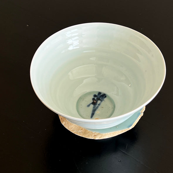 Porcelain Chawan and Saucer "REBORN" C