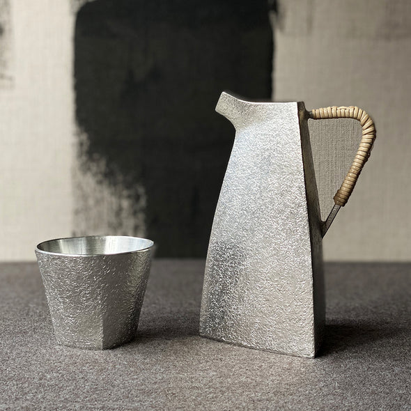 Pewter Houen Sake Cup