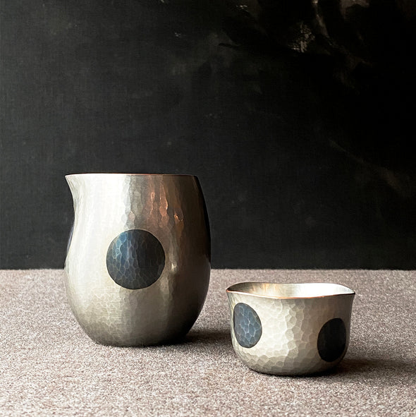 Polka Dot Sake Cup Tsuiki Copperware