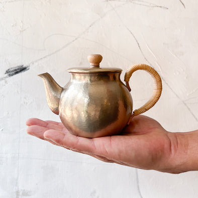 Silver Teapot 400ml Tsuiki Copperware
