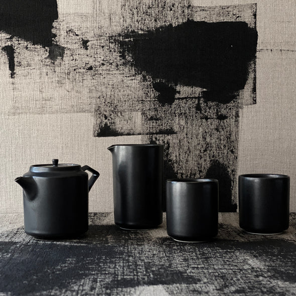 Tea Dealers Collection Tea Set Black