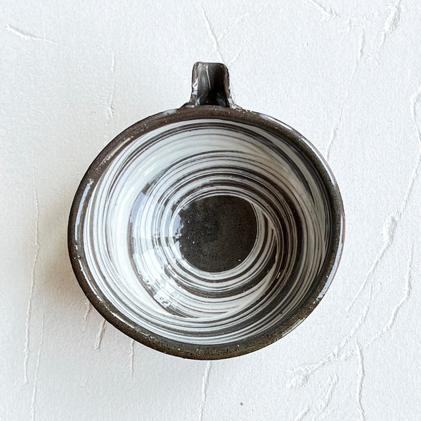 Karatsu Hakeme Spouted Bowl #C5