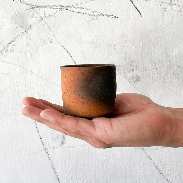 Karatsu Nanban 5.4oz Yunomi #C10RED