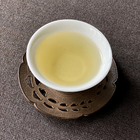 Cast Iron Teacup Saucer Wisteria