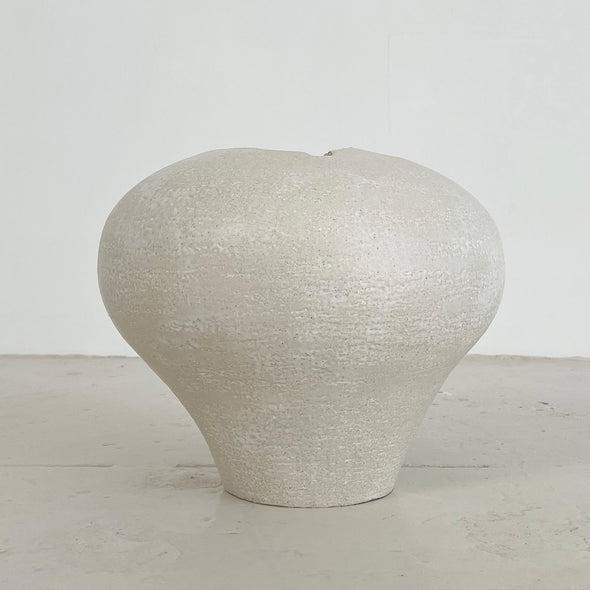 White Stone Vase Large #B